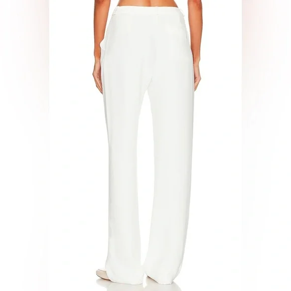 Amanda Uprichard Wallce Pants in Ivory - Picture 4 of 10